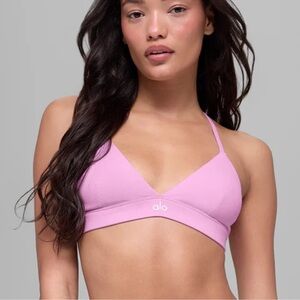ALO Yoga Light Pink Triangle Bralette